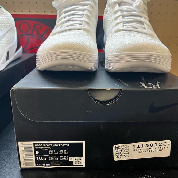 Nike Kobe X Elite Low Protros White Shoes